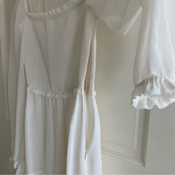 ARITZIA | Wilfred Tempest Mini Dress in Light Birch/Bouleau Pale • XS/TP - Picture 12 of 13